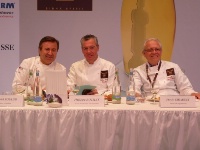 Daniel Boulud, Philippe Rochat et Frédy Girardet.