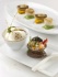 Ormeaux bretons et Saint-Jacques, kabotcha au gingembre, meunière au cresson, tartare aux algues de rivière