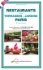 Sortie du guide «Restaurants avec terrasses et jardins, Paris et ses environs»