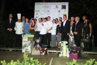 Pascal Garrigues, lauréat des Espoirs de Mougins, au centre, lors de la remise des prix au Park Lenôtre de Mougins.