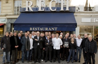 Les chefs bretons autour d'Alain Ducasse et de Jacques Maximin.