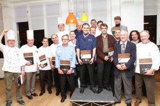 Lancement du volume 2 des meilleures recettes des meilleurs ouvriers de France au Bon Marché à Paris en présence de nombreux MOF.