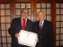 Pierre Carayon reçoit le diplôme de l’Ordre National du Mérite