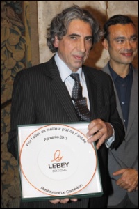 Jean-Paul Arabian, restaurant Le Caméléon (Paris 6e), lauréat du meilleur plat de l'année.