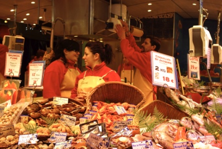 La Marée toulousaine, sur le marché Victor Hugo de Toulouse. La Marée toulousaine, sur le marché Victor Hugo de Toulouse.