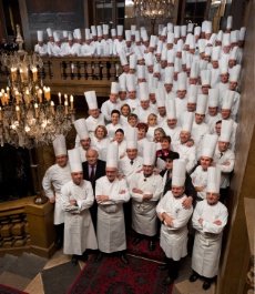 Photo officielle du Dîner des Grands Chefs du Monde