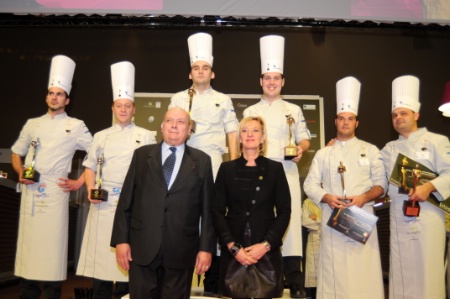 Le podium de l'European Catering Cup. Le podium de l'European Catering Cup.