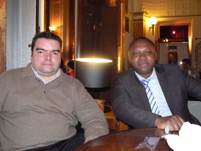 Yves Sauvestre, le p.-d.g. Hébel Traiteur, et Hervé Gbégo, expert comptable chez Audit CPA. Yves Sauvestre, le p.-d.g. Hébel Traiteur, et Hervé Gbégo, expert comptable chez Audit CPA.