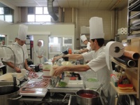 Concentrés en cuisine.