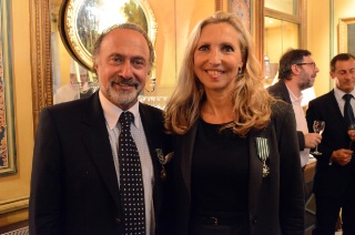 Olivier Dassault et Michèle Villemur.