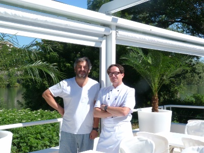 Jean-PIerre Gleize et le Chef Bruno Gallou. Jean-PIerre Gleize et le Chef Bruno Gallou.