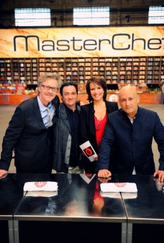 Sébastien Demorand, Yves Camdeborde et Frédéric Anton, le jury 2011 avec Carole Rousseau en maîtresse de cérémonie.