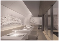 Le Sur Mesure par Thierry Marx : 30 couverts dans un espace inédit, cocon version 2001 L'Odyssée de l'espace.