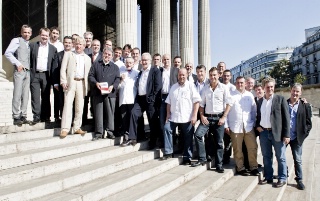 Le lancement du Bottin Gourmand chez Alain Senderens, Place de la Madeleine a réuni de nombreux chefs dont les 'chefs de file' régionaux.