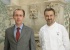 Giulio Freschi et Alain Besse arrivent au restaurant l'Assagio à Paris