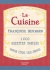 A lire : La cuisine de Françoise Bernard