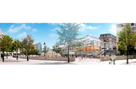 La gare de Lyon fait peau neuve avec un corps de bâtiment qui abritera plus de 4 000 m2 d'accueil, de services, et une cinquantaine de commerces : restaurants, cafés, pharmacies, librairies...