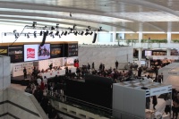 Un espace partenaires et un podium pour accueillir les concours dont le concours C3 Valrhona du meilleur dessert de restaurant.