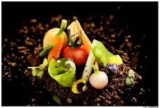 Une salade épurée, version Clos de Tapas.