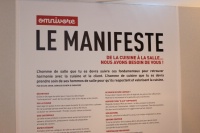 Le manifeste pour promouvoir un travail de salle contemporain.