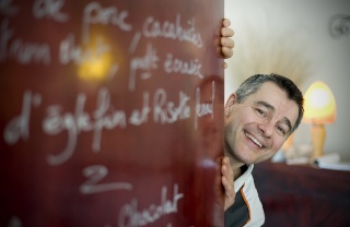 Laurent Bacquer, chef autodidacte de l'Éventail des saveurs.