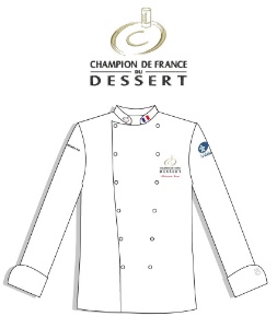 Création des vestes officielles des champions de France du dessert avec le nouveau logo. Création des vestes officielles des champions de France du dessert avec le nouveau logo.