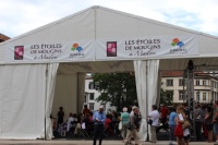 Sur le parvis de l'hôtel de ville de Funchal, l'espace de démonstration a attiré beaucoup de monde.