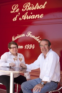 Caroline et Christian Curtet, les propriétaires du Bistrot d'Ariane à Lattes.