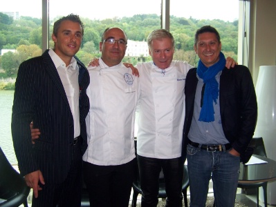 De gauche à droite, Frédéric Sartou, Franck Sucillon, Christian Têtedoie et Stéphane Fioc. De gauche à droite, Frédéric Sartou, Franck Sucillon, Christian Têtedoie et Stéphane Fioc.