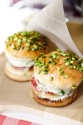 Les mini-burgers du bistrot Aux Lyonnais