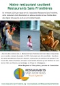 4e édition de l'opération Restaurants sans frontières