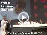 Sirha 2013 : Alain Ducasse au World Cuisine Summit