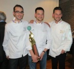 Pascal Caffet accueille les champions du monde de la pâtisserie 2013