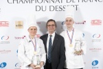 Anne-Sophie Bercet et Rémi Touja, vainqueurs du Championnat de France du dessert 2013