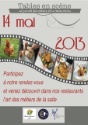 1ère édition de Tables en scène le 14 mai