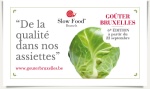 Goûter Bruxelles célèbre la Slow Food