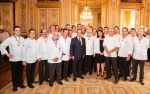Les Champions du Monde de la ptisserie accueillis  l'Elyse pour la Saint-Mich​el