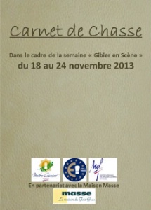 Couverture du Carnet de chasse qui sera distribué aux clients du 18 au 24 novembre.
