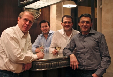 François Rodolphe, Alain Lac, David Rathgeber et Philippe Marc, les 4 associés de la Table d'Eugénie. François Rodolphe, Alain Lac, David Rathgeber et Philippe Marc, les 4 associés de la Table d'Eugénie.