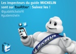 Les inspecteurs Michelin communiquent via Twitter