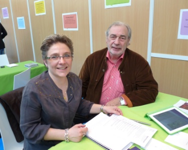 Coralie Aublanc, assistante de direction et le chef Marc Meneau (L'Espérance à Vézelay, 89) ont répondu présents au salon LHR Emploi pour rechercher du personnel de salle. Coralie Aublanc, assistante de direction et le chef Marc Meneau (L'Espérance à Vézelay, 89) ont répondu présents au salon LHR Emploi pour rechercher du personnel de salle.