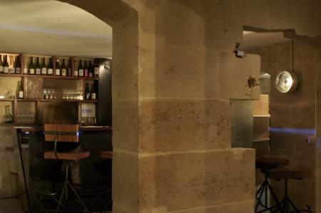 Le bar du restaurant Heimat.