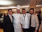 "Chef", partenaire du Bocuse d'or, avec Régis et Jacques Marcon en cuisine