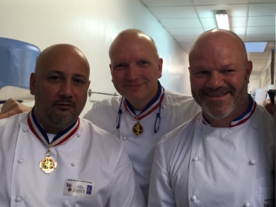 Frédéric Anton, Christophe Quantin et Philippe Etchebest.