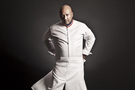 Frédéric Anton : 'Je fais une cuisine spontanée. Il n'y a pas de réflexion. Je suis mon intuition, mes envies et j'ai de la chance : 95 %, c'est bingo !'.