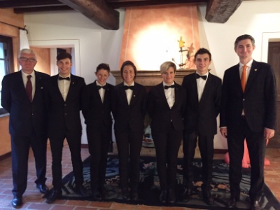 L'équipe de salle, menée par un binôme père/fils : Antonio, à gauche, et Alberto, à droite.
