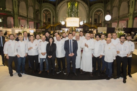 Les chefs de Taste of Paris 2016 sous la nef du Grand Palais.