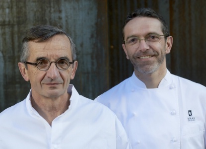 Michel et Sébastien Bras. Michel et Sébastien Bras.