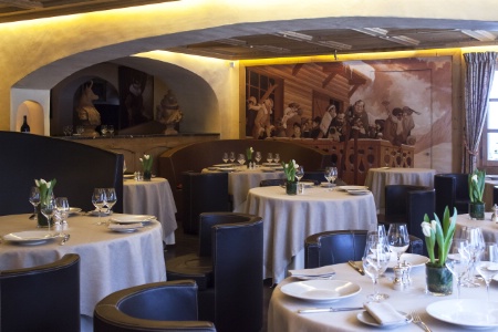 La salle du 1920, le restaurant du Domaine du mont d'Arbois.