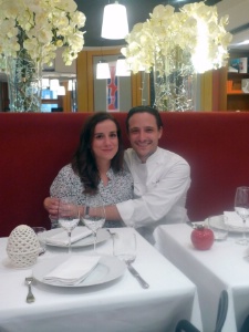 Pierre Meneau et sa compagne, Amandine. Pierre Meneau et sa compagne, Amandine.